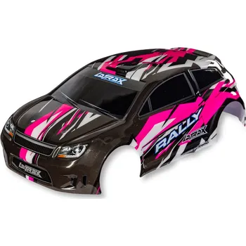 RC náhradní díl Traxxas karosérie černá: LaTrax Rally
