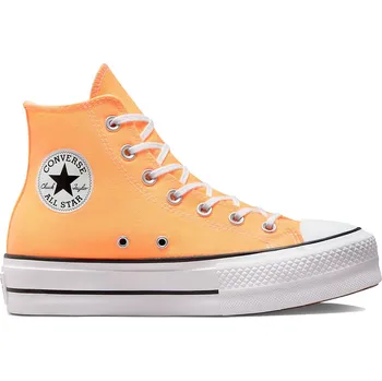 Dámská zimní obuv boty Converse Chuck Taylor All Star Lift Platform Seasonal Hi - A03052/Peach Beam/Black/White 39