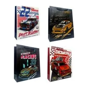 Set školních potřeb Torebka prezentowa M Racing metalizowana mix