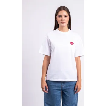 Dámské tričko Carhartt WIP W' S/S Heart Patch T-Shirt White/Red L