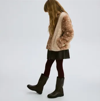 Reserved - Koženkové boty - hnědá - 921GT-88X - 921GT-88X-32