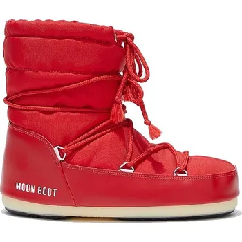 Dámská zimní obuv boty Moon Boot Light Low Nylon - Red 37/38