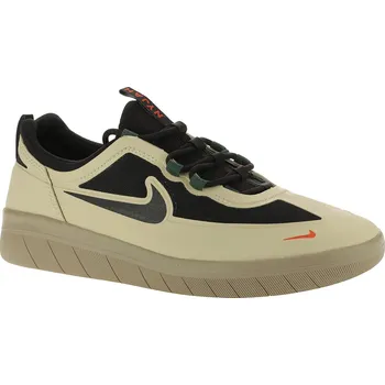 Pánské tenisky boty Nike SB Nyjah Free 2 - Rattan/Black/Noble Green/Safety Orange 46