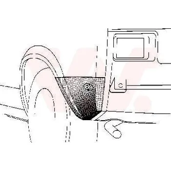 Příslušenství karosérie Boční stěna VAN WEZEL 5810133