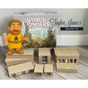 Příslušenství k deskovým hrám Taylor Jane Design Co. Monumenty věků - insert pro hru Barva: Šedá, + rozšíření: Ne