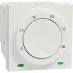 Schneider Electric NU350118 Unica - Termostat prostorový otočný 2M, Bílý