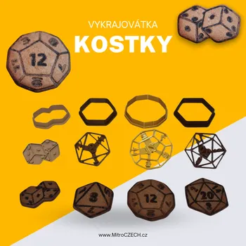 Příslušenství k deskovým hrám Vykrajovátko Meeple MitroCZECH Barva: Náhodná (1 barva)