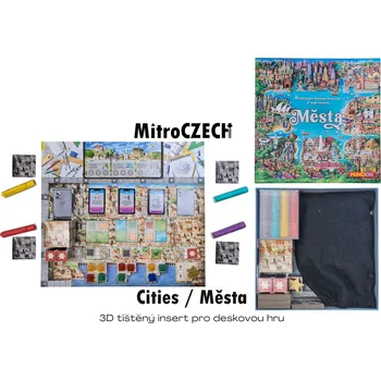 Příslušenství k deskovým hrám MitroCZECH Insert pro hru Města