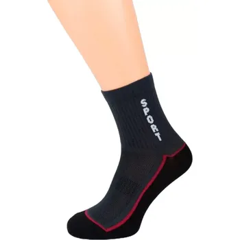 Dámské ponožky Ponožky Gapo Sporting Sport černé velikost 27-28