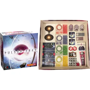 Příslušenství k deskovým hrám Thingiverse Pulsar 2849 - insert pro hru Barva: Bílá