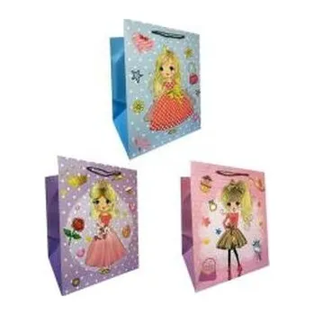 Set školních potřeb Torebka prezentowa dziecięca M szerokie dno mix