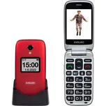 Evolveo EasyPhone FS Red + nabíjecí stojánek 546947