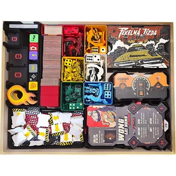 Příslušenství k deskovým hrám MitroCZECH insert pro hru Pekelná jízda: Vendeta Barva: Černá