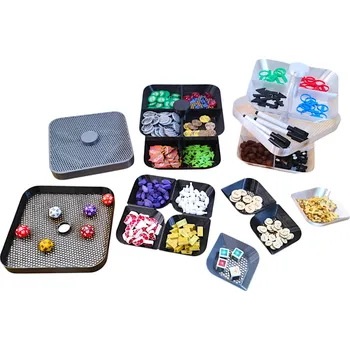 Příslušenství k deskovým hrám MitroCZECH Miska univerzální stohovatelná - vícepatrová Barva: Šedá, Varianta misky: Set vícepatrových misek, Velikost misky: 140