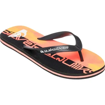 Pánská obuv žabky Quiksilver Molokai Art 25 - MKZ8/Fiery Coral Wordblock 41