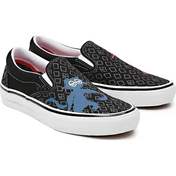 Pánské tenisky boty Vans Skate Slip-On - Krooked B Natasforray/Black 42