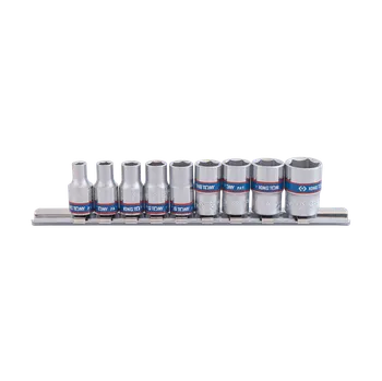 Gola sada Sada nástavců 1/4 4-13MM 6-hran 9 dílů King Ton 2509MR, , ,