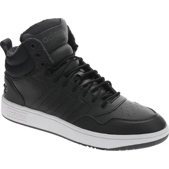 Pánská zimní obuv boty adidas Performance Hoops 3.0 Mid Winterzed - Core Black/Core Black/White 45 1/3