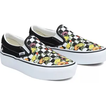 Pánská obuv boty Vans Classic Slip-On Platform - Poppy Checkerboard Black/Multi 40