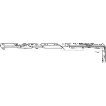 Okno WINKHAUS otočné ložisko DL.IF.24-13.RS, eurofalc 24 mm, 13V, pravé, stříbrné