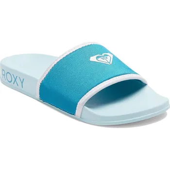 Dámské pantofle boty Roxy Life Step Into You - WAQ/White/Aqua 41
