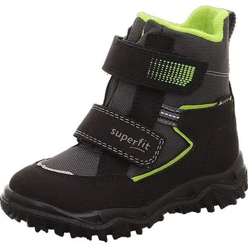 Chlapecká zimní obuv SUPERFIT chlapecká zimní obuv HUSKY 1-006082-0010-2 černá/zelená GORETEX 34