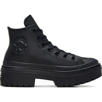 Dámská zimní obuv boty Converse Chuck Taylor All Star Lugged Heel Leat.Platform Hi - A10369C/Black/Black/Black 37.5