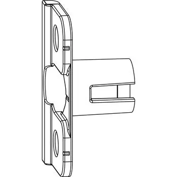 pant MACO přítlačný pant k zavrtání, rámový díl, Eurofalz 30 mm 13V (368015)