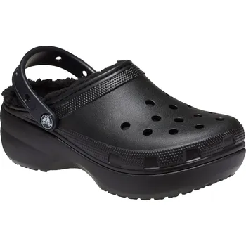 Dámské pantofle boty Crocs Classic Platform Lined Clog W - Black 36/37