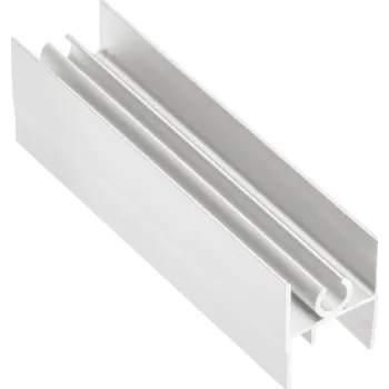 Stavební profil Hliníkový profil horní lišta 18/4 mm, L 4,05 m, bílá barva