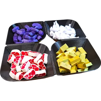 Příslušenství k deskovým hrám MitroCZECH Miska univerzální stohovatelná Barva: Šedá, Varianta misky: Jednodílná, Velikost misky: 140