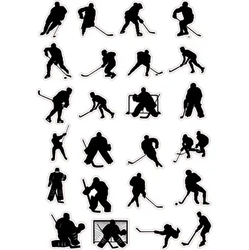 Jedlá dekorace na dort HOKEJ_132 Materiál: Jedlý papír