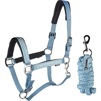 Vybavení pro koně HORKA ohlávka SET BRILLIANCE Barva: angelite, Velikost: X-FULL