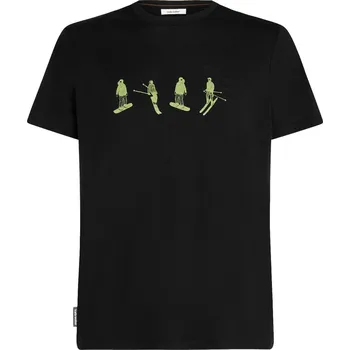 Pánské tričko Pánské triko krátký rukáv ICEBREAKER M MER 150 TECHLITE SS TEE SNOW DAY velikost M