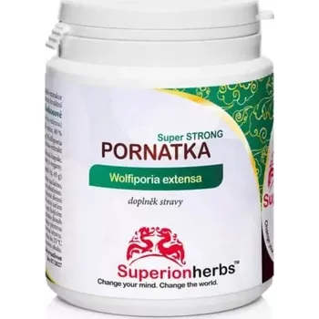 Zdraví Superionherbs Pornatka kokosová, Wolfiporia extensa, Extrakt 40 % polysacharidů, 90 kapslí (Trávení, klidná mysl a dobrý spánek)