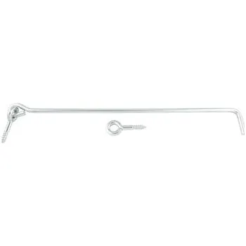 Okenní klika Okenní hák rovný, 300 mm, ocel pozink