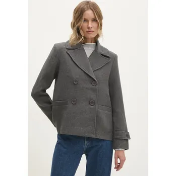 Dámský kabát Kabát Answear.LAB 2598.ILK šedá 90X, vel. L