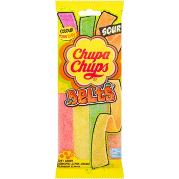 Bonbon Chupa Chups kyselé pásky s ovocnými příchutěmi 90 g