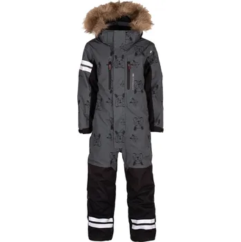 Chlapecká zimní kombinéza LINDBERG SWEDEN DĚTSKÁ ZIMNÍ KOMBINÉZA LINDBERG SWEDEN, 15 000 MM, COLDEN JUNIOR, ANTHRACITE Velikost: 130