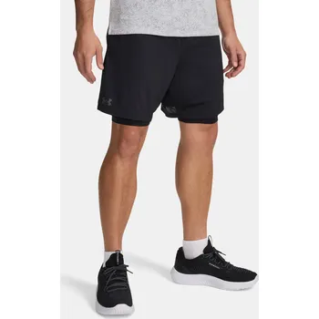 Pánské kraťasy Under Armour UA Tech Vent 2in1 Short- 6005917-001 Černá 3XL