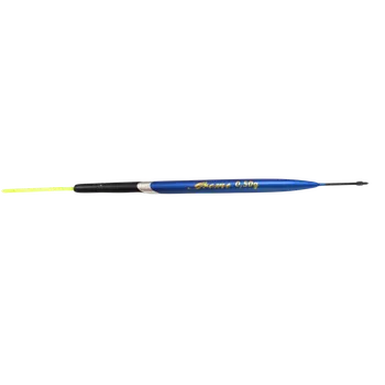 Signalizace záběru Splávek na plavanou 0,50 g – modré tělo se stříbrným proužkem, reflexní anténka