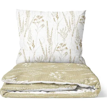 Povlečení DARRÉ Krepové povlečení Divoké traviny - duo Velikost: 140 x 200 + 70 x 90