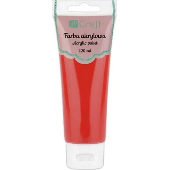 Vodová barva dp Craft Akrylová barva dpCraft 120ml Barva: červená