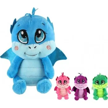 Hračka Teddies Dráček/Drak baby plyšový 12x19 cm 4 barvy 0m+ (1 ks)