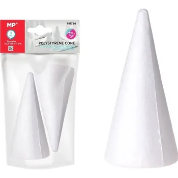 Vánoce PO-Kužel výška 11 cm 2 ks v balení