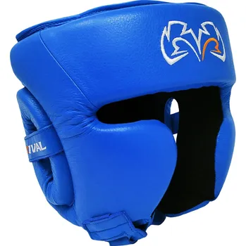 Chránič hlavy na box a bojový sport Helma Rival Hybrid - modrá