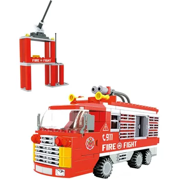 ostatní stavebnice Rappa Kompatibilní stavebnice BLOXO hasiči stanice 278 ks