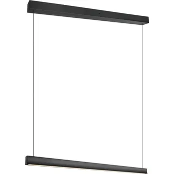Trio Leuchten 347910132 WALLACE - LED stmívatelné svítidlo nad stůl se změnou barvy světla, LED 29W, 2300 + 3000 + 4000K, 112cm (LED závěsné svítidlo v černé barvě nad jídelní nebo pracovní stůl s přepínačm barvy světla)