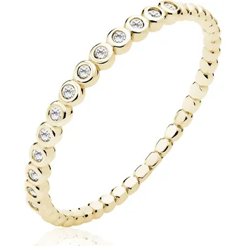 Prsten Pozlacený prsten STACY Velikost: 5/49 Ag 925/1000