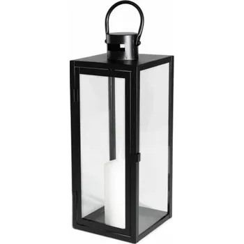 Lucerna Dekorační lucerna 38 cm černá